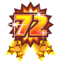 任務極限勳章:72